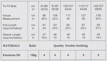 Load image into Gallery viewer, James Brett Double Knit Knitting Pattern Ladies Sweater (JB920)