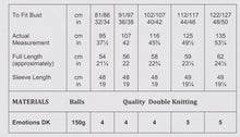 Load image into Gallery viewer, James Brett Double Knit Knitting Pattern Ladies Cardigan (JB921)