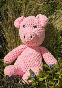 James Brett Chunky Crochet Pattern Petunia Pig (JB937)