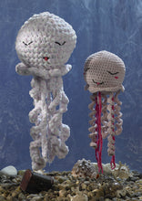 Load image into Gallery viewer, James Brett Chunky Crochet Pattern – Jasmine &amp; Joy Jellyfish Toy JB938