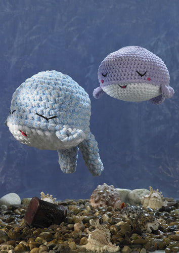 James Brett Chunky Crochet Pattern – Wendi & Willow Whale Toy JB939