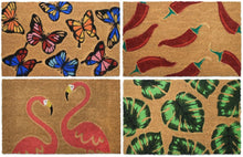 Load image into Gallery viewer, Kentwell Embossed Natural Coir Mat 75cm x 45cm (4 Designs)