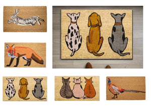 Kentwell Printed Animal Design Coir Mat 75cm x 45cm 5 Designs