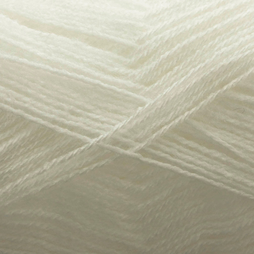 Big Value Baby 3 Ply 100g Knitting Yarn by King Cole (White or Cream)