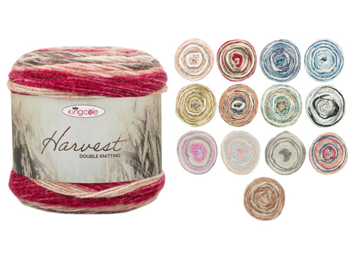 King Cole Harvest DK Cake Yarn 150g (13 Shades)
