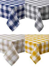 Load image into Gallery viewer, Kitchen Trends Seersucker Check Tablecloth (4 Colours)