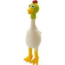 Load image into Gallery viewer, Petface Large Squeaky Latex Standing Chicken Toy