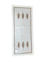 Load image into Gallery viewer, Brown Leaf Design Table Runner 13” x 31”