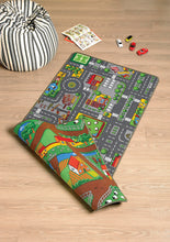 Load image into Gallery viewer, Children&#39;s Reversible Farm &amp; Road Design Playmat (3 Sizes)
