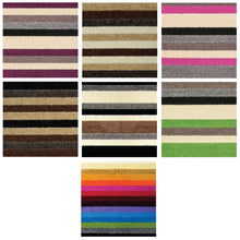 Load image into Gallery viewer, Linea Striped Machine Washable Rug or Runner 2 Colours