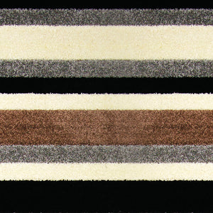 Linea Striped Machine Washable Rug or Runner 2 Colours