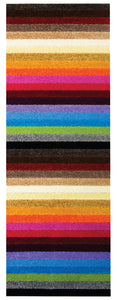 Linea Striped Machine Washable Rug or Runner 2 Colours