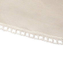 Load image into Gallery viewer, Linen Mix Arm Caps Chairback or Settee Back with Lace Trim