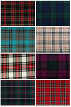 Load image into Gallery viewer, Pack of 4 Made To Order Tartan Placemats 16” x 13” (Various Colours)