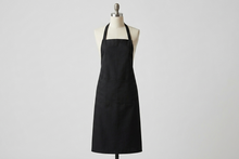 Load image into Gallery viewer, Black Professional Cotton Bib Apron with Front &amp; Pen Pocket (Single or Multi-Pack)