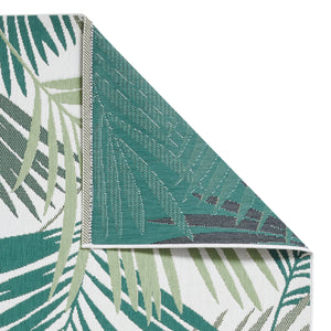 Miami Palm Leaves Outdoor Garden Rug (2 Sizes)