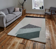 Load image into Gallery viewer, Michelle Collins 100% Wool Geometric Abstract Designer Rugs (Various Designs)
