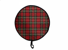Load image into Gallery viewer, Made To Order Tartan AGA Hob Covers with Cotton Base 13.5" (4 Styles)
