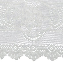 Load image into Gallery viewer, Monica Lace Traditional Rose Pattern Table Runner (Cream or White)