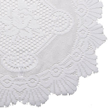 Load image into Gallery viewer, Pair of Floral Monica Lace Large Doilies (20&quot; Round)