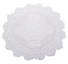 Load image into Gallery viewer, Pair of Floral Monica Lace Large Doilies (20&quot; Round)