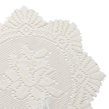 Load image into Gallery viewer, Pack of 6 Floral Monica Lace Round Doilies (8&quot; or 12&quot;)