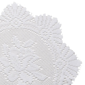 Pack of 6 Floral Monica Lace Round Doilies (8" or 12")