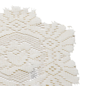 Pack of 6 Floral Monica Lace Round Doilies (8" or 12")