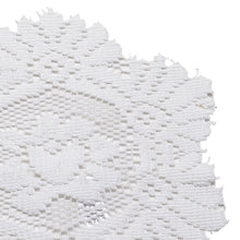 Load image into Gallery viewer, Pack of 6 Floral Monica Lace Round Doilies (8" or 12")
