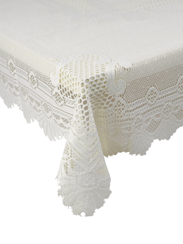 Monica Lace Tablecloths - Cream or White (Various Sizes)
