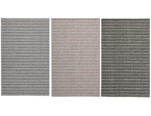 Munich Striped Dot Mat or Runner with Latex Backing (3 Colours)