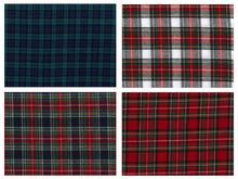 Load image into Gallery viewer, Pack of 4 Made To Order Tartan Napkins 18 x 18 (Various Colours)