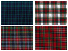 Load image into Gallery viewer, Pack of 4 Made To Order Tartan Napkins 18 x 18 (Various Colours)