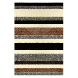 Linea Striped Machine Washable Rug or Runner 2 Colours