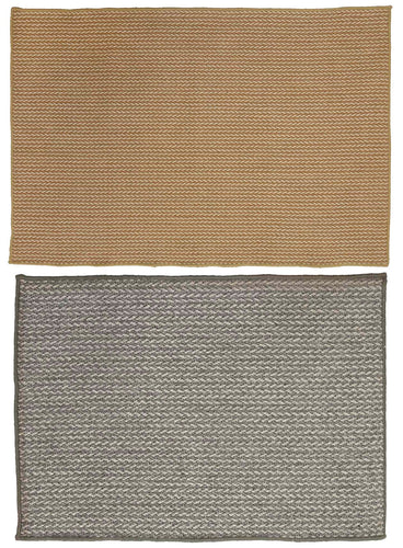 New Dawn Knit Effect Rug made from Recycled Plastic Bottles (2 Colours)