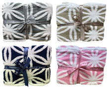 Load image into Gallery viewer, Velosso Tufted Soft &amp; Cosy Sherpa Fleece Orbit Throw 150cm x 200cm (4 Colours)