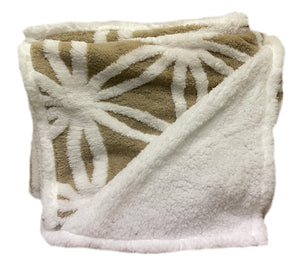 Velosso Tufted Soft & Cosy Sherpa Fleece Orbit Throw 150cm x 200cm (4 Colours)