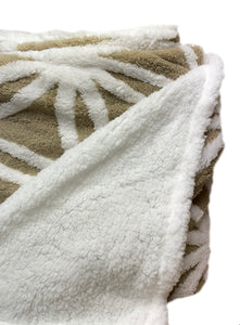 Velosso Tufted Soft & Cosy Sherpa Fleece Orbit Throw 150cm x 200cm (4 Colours)