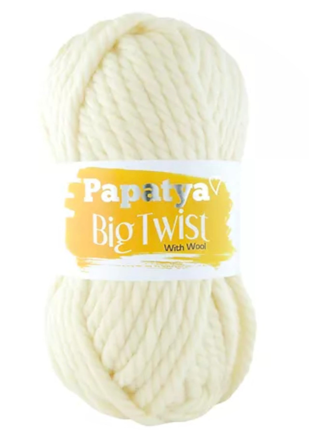 Papatya Big Twist Mega Chunky Yarn with Wool 200g Ball (6 Colours)
