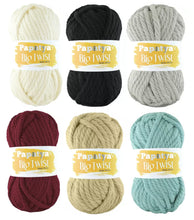 Load image into Gallery viewer, Papatya Big Twist Mega Chunky Yarn with Wool 200g Ball (6 Colours)