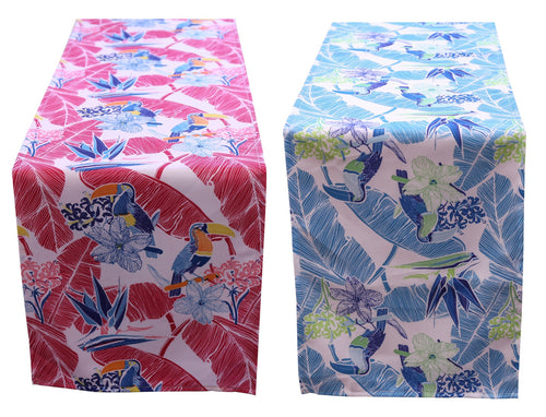 Parrot Table Runner - Water & Fade Resistant (14