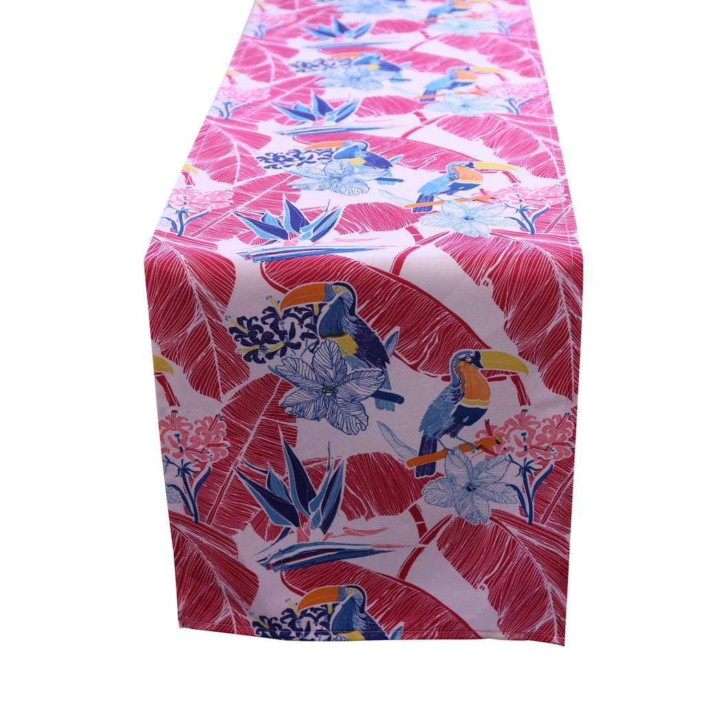 Parrot Table Runner - Water & Fade Resistant (14