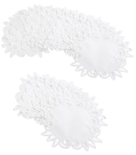 Load image into Gallery viewer, Pack of Handmade Batten Lace Doilies - White (6&quot; or 8&quot;)