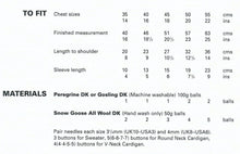 Load image into Gallery viewer, Peter Gregory Double Knitting Pattern - Sweater and Cardigans (7173)