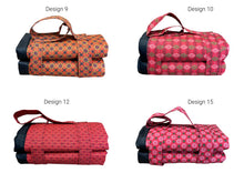 Load image into Gallery viewer, African Shweshwe Fabric Handmade Picnic Blanket (135cm x 185cm)