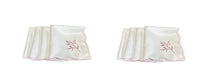 Load image into Gallery viewer, Embroidered Sprig Design Table Napkins 18" x 18" (4 Colours)