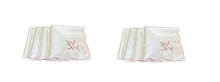 Load image into Gallery viewer, Embroidered Sprig Design Table Napkins 18&quot; x 18&quot; (4 Colours)