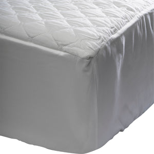 King Size Quilted Fitted Mattress Protector Waterproof - White