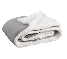 Load image into Gallery viewer, Plain Sherpa Flannel Fleece Throw - 50" x 60" (6 Colours)