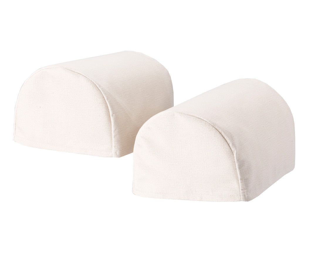 Plush Faux Suede Pair of Arm Caps or Chair Back (3 Colours)